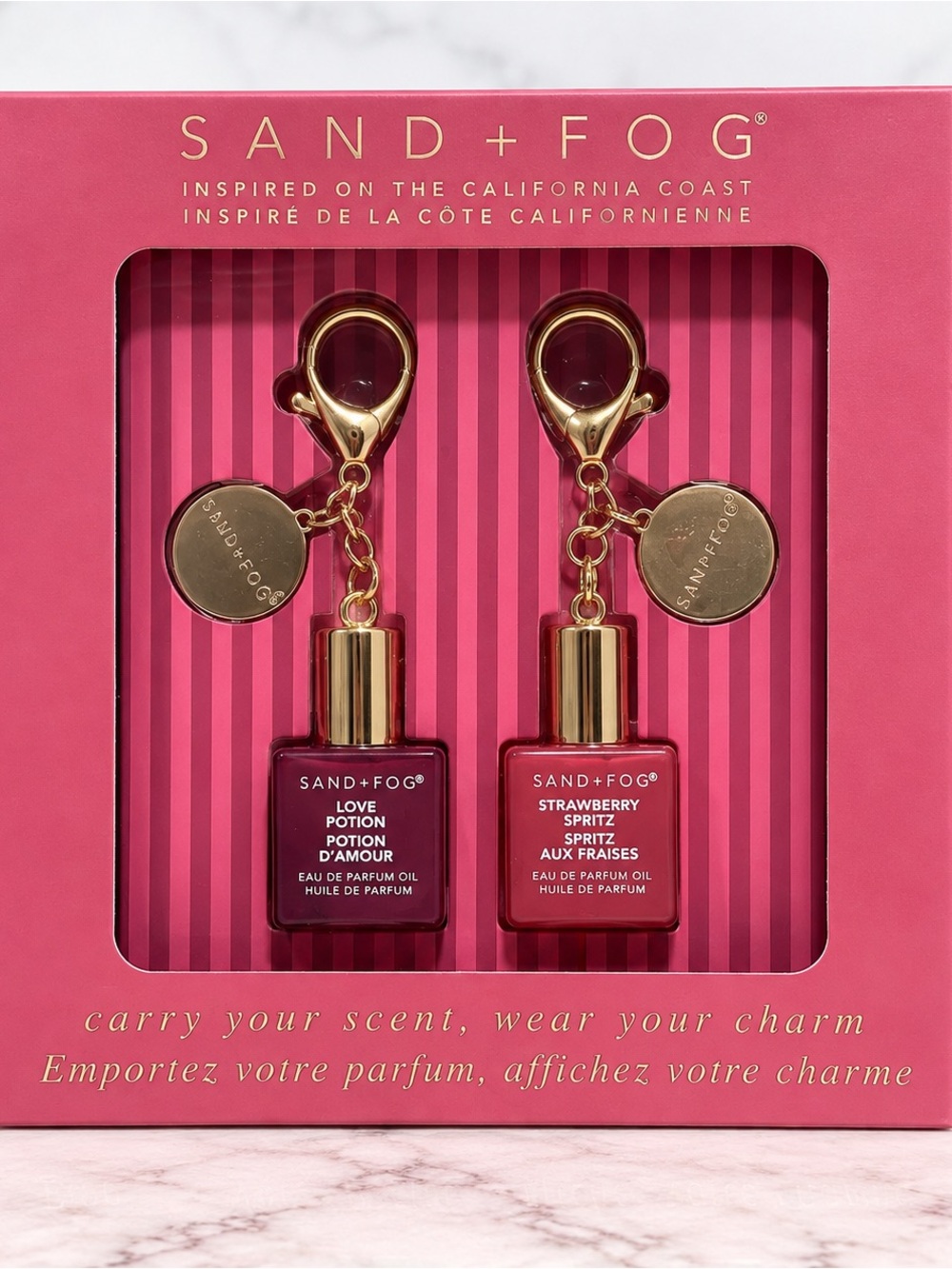 SAND + FOG Love Potion & Strawberry Spritz Perfume Oil Charm Set โ 2 x 10 mL ๐๐